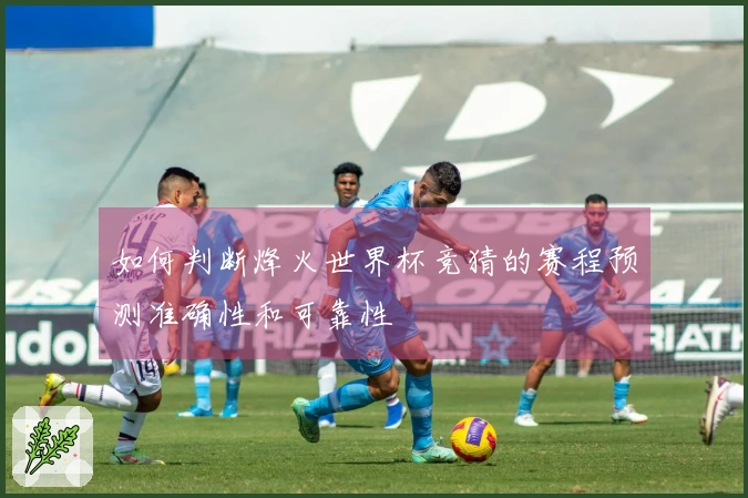 如何判断烽火世界杯竞猜的赛程预测准确性和可靠性